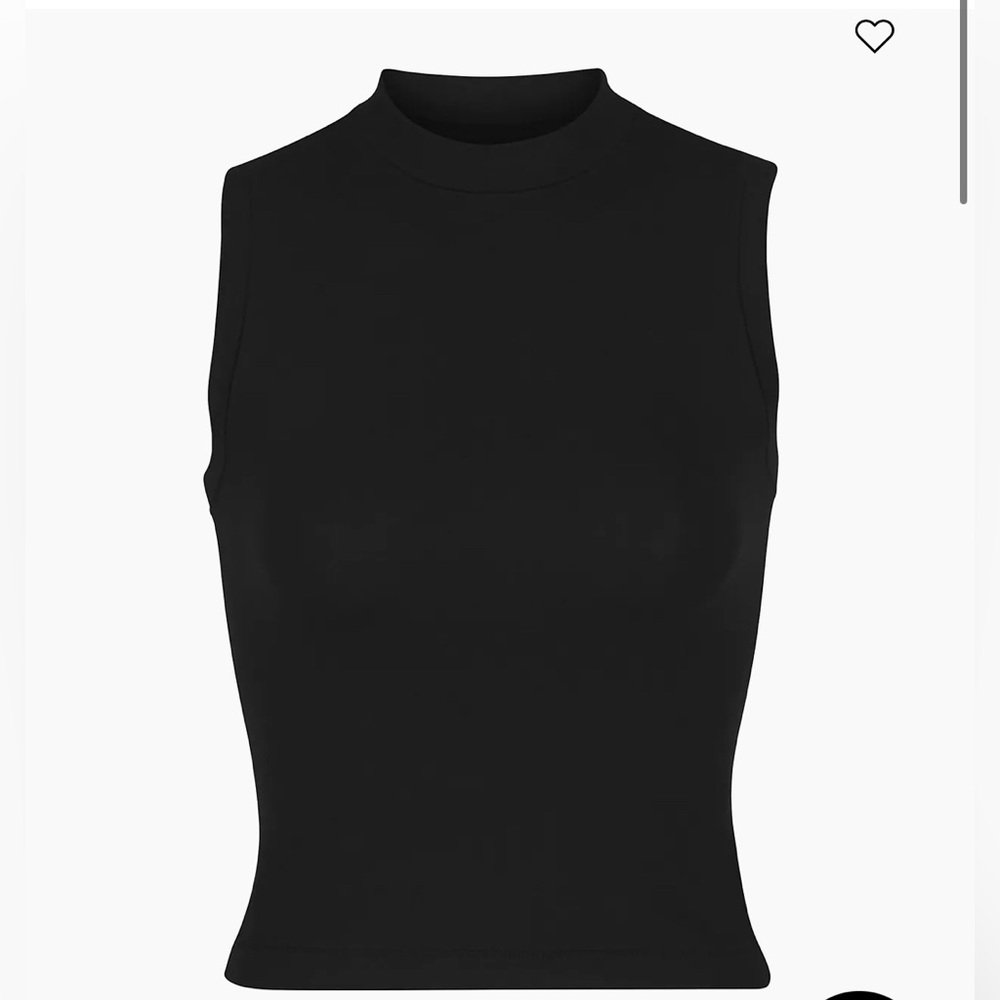 SKIMS Cotton Jersey Mock Neck Tank